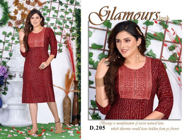 New Good Look 1 Embroidery Straight Cut Kurti Collection